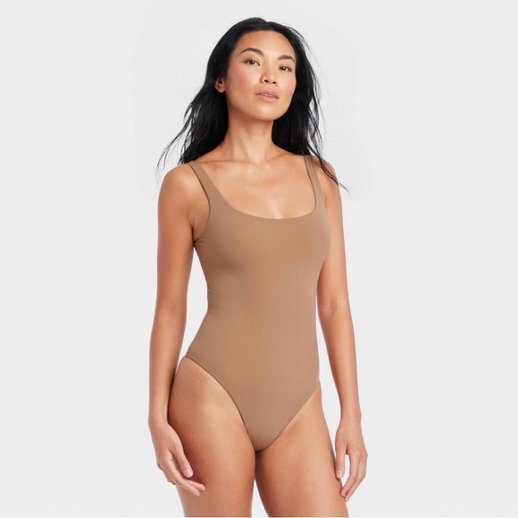 NWT Auden Women's Luxe 4 Way Bodysuit- Size S - Picture 1 of 11